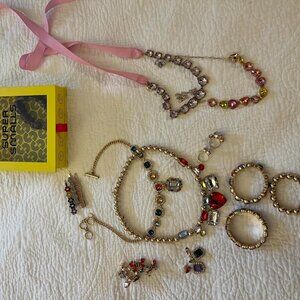 Lot Super Smalls Necklaces, Bracelets, Earrings, Rings, Hair Clips & Pins NWOT